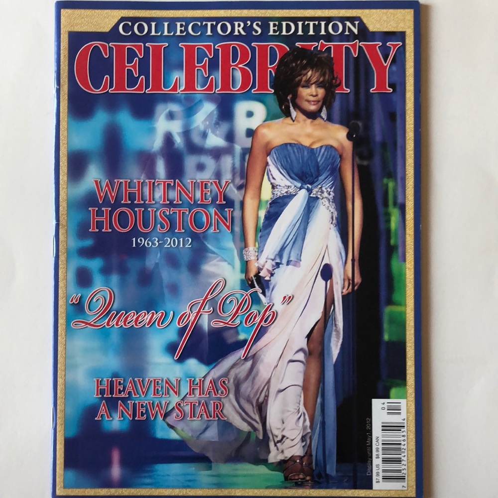 Whitney Houston Queen of Pop Celebrity Magazine Collectors Edition